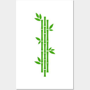 Green Bamboo Posters and Art